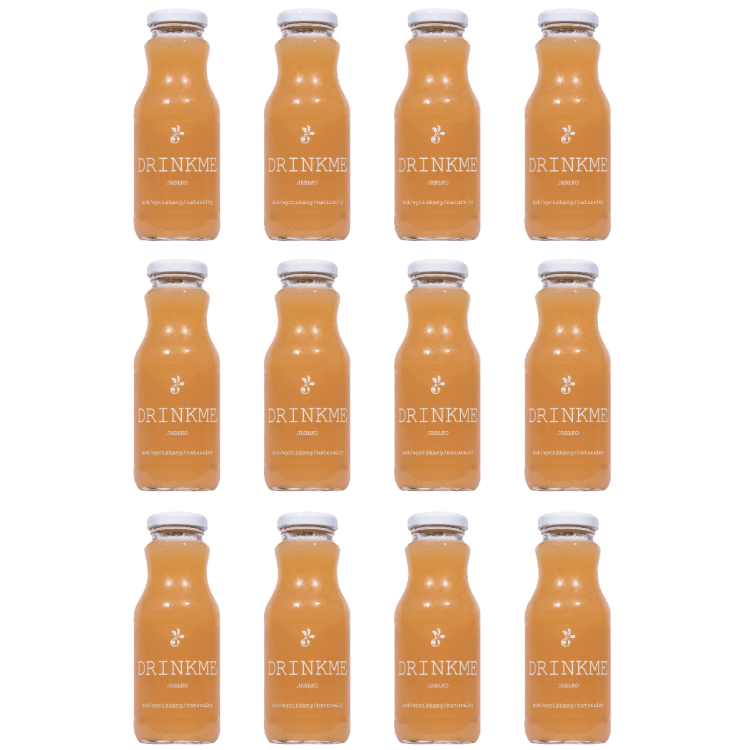 12 x Naturalny jabłkowy sok wyciskany DRINKME 250 ml Sadvit.png
