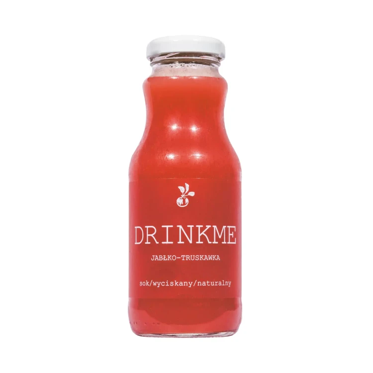 Naturalny sok jabłko-truskawka DRINKME 250 ml Sadvit .webp