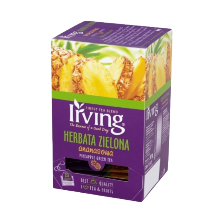 Herbata Zielona Ananas Green Tea ( 20 torebek) Irwing .png