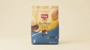 Słodkie bułeczki Bon Matin 4x50g (200g) Schar — opakowanie na tle w kolorze produktu
