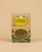 Podlaska przyprawa do twarogu 30 g Dary Natury — opakowanie na tle w kolorze produktu