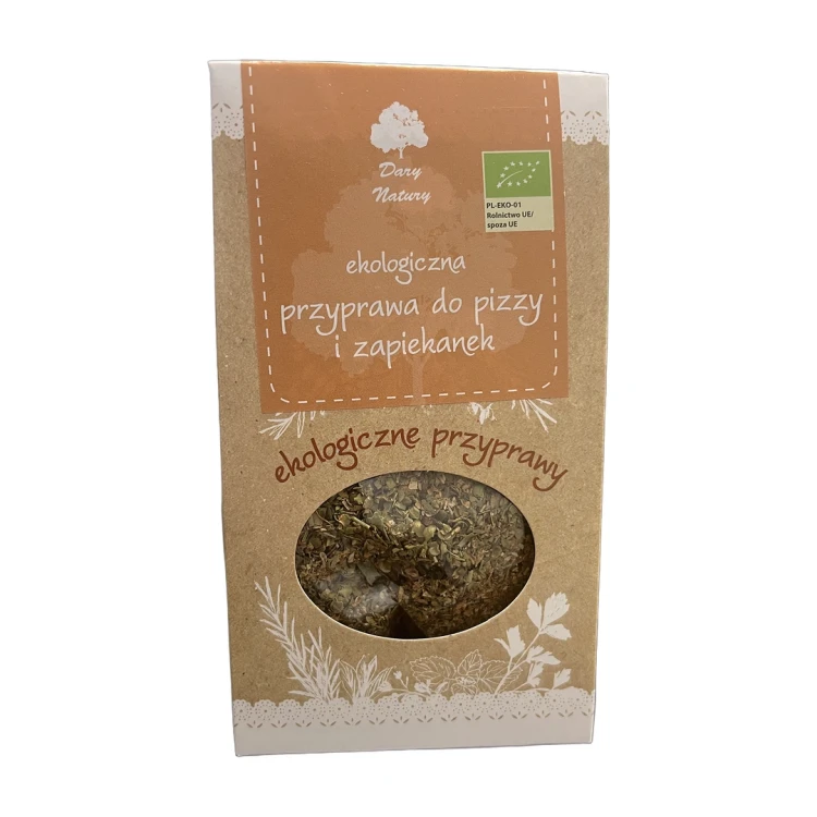 Przyprawa do pizzy i zapiekanek ekologiczna 30 g Dary Natury — zdjęcie 4