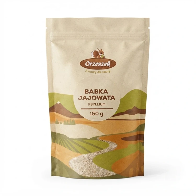 Babka jajowata łuskana — opakowanie, zdjęcie studyjne