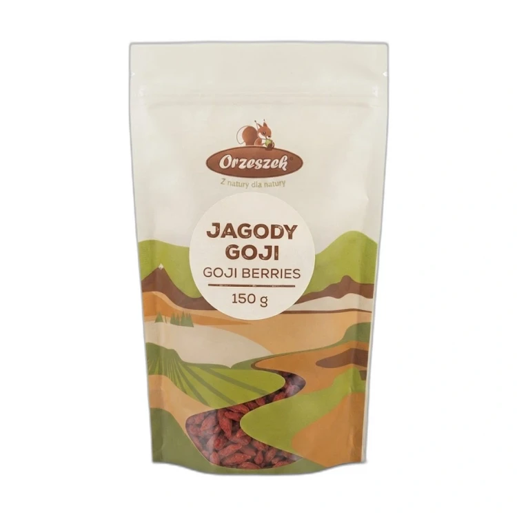 Jagody Goji 150g Orzeszek NATURA — zdjęcie 4