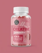 Żelki z kreatyną creatine 60 szt. DIET- FOOD — opakowanie na tle w kolorze produktu