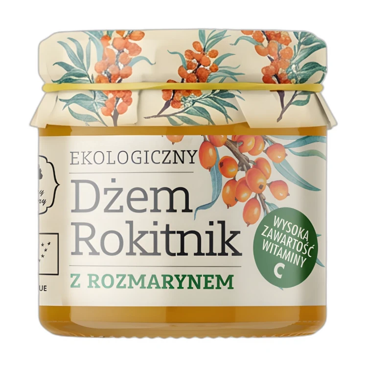 Dżem z rokitnika z rozmarynem EKO ekologiczny 200 g Dary Natury
