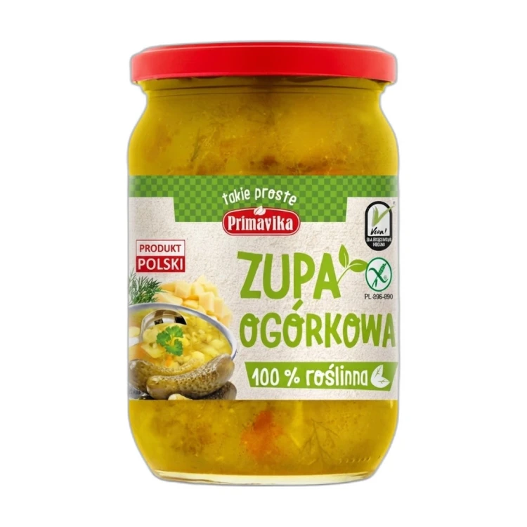Zupa ogórkowa bezglutenowa wegańska z ziemniakami 740 g Primavika