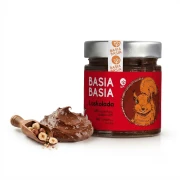 Krem orzech laskowy Laskolada Basia Basia 210g — opakowanie i zawartość produktu