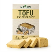 Tofu z ciecierzycy 200g Naturo — opakowanie i zawartość produktu