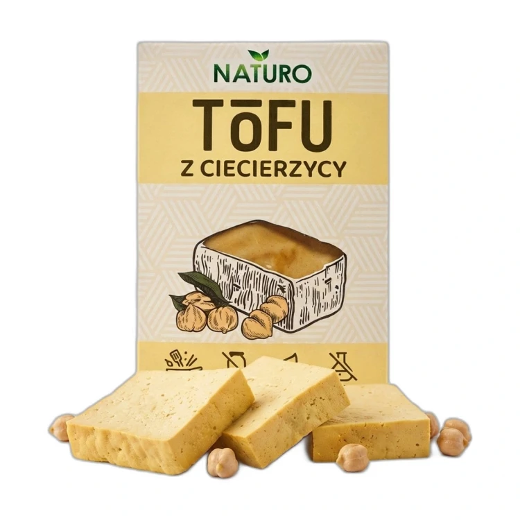 Tofu z ciecierzycy wegańskie 200 g Naturo