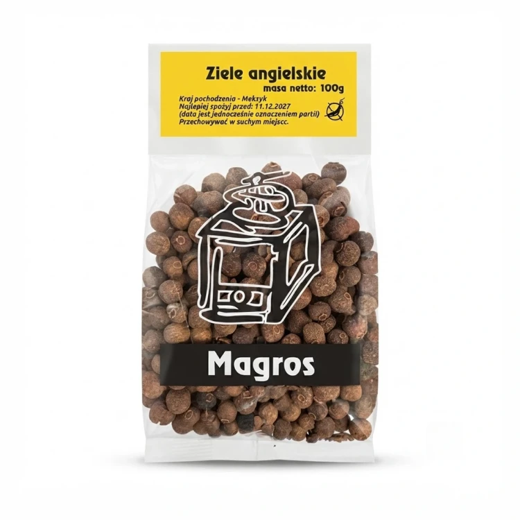 Ziele angielskie 100g Magros — opakowanie, zdjęcie studyjne