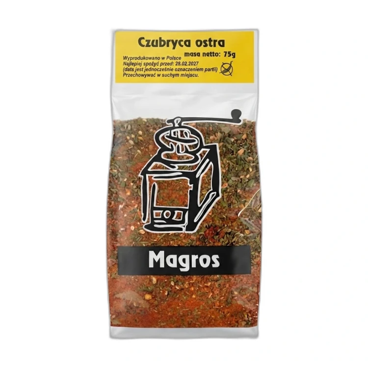 Czubryca ostra 75g Magros — opakowanie na białym tle