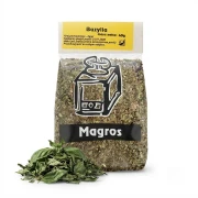 Bazylia 40g Magros — opakowanie i zawartość produktu