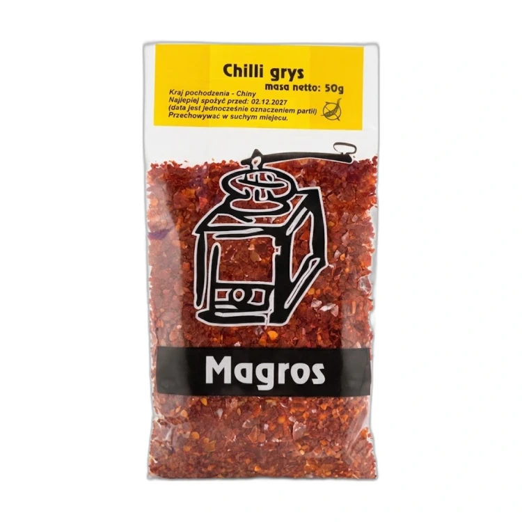 Chilli grys Magros — opakowanie na białym tle