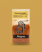 Przyprawa włoska 120g Magros — opakowanie na tle w kolorze produktu