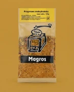 Przyprawa meksykańska 120 g Magros — opakowanie na tle w kolorze produktu