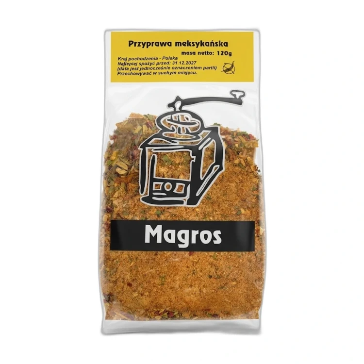 Przyprawa meksykańska 120 g Magros — opakowanie na białym tle