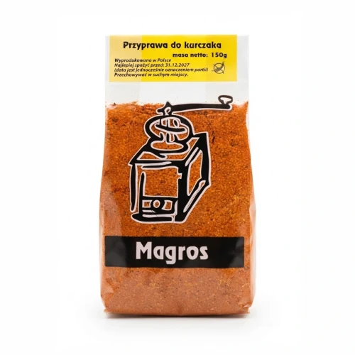 Przyprawa do kurczaka 150g Magros — opakowanie, zdjęcie studyjne