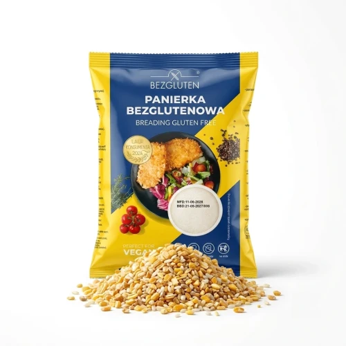 Panierka kukurydziano - ryżowa bezglutenowa 250 g Schär — opakowanie i zawartość produktu
