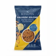 Paluszki solone bezglutenowe 100 g BEZGLUTEN — opakowanie, zdjęcie studyjne