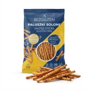 Paluszki solone bezglutenowe 100 g BEZGLUTEN — opakowanie i zawartość produktu