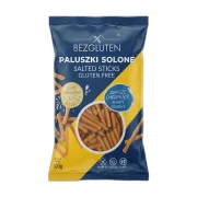 Paluszki solone bezglutenowe 100 g BEZGLUTEN — opakowanie na białym tle