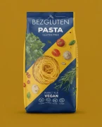 FILINI 250 g BEZGLUTEN — opakowanie na tle w kolorze produktu
