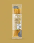 Spaghetti 400g Bartolini — opakowanie na tle w kolorze produktu
