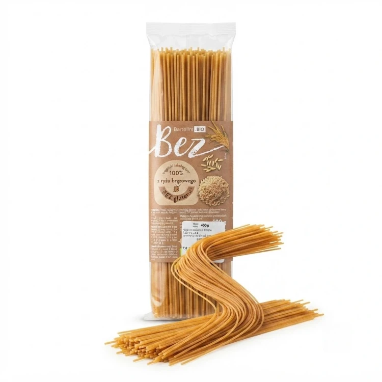 Spaghetti 400g Bartolini — opakowanie i zawartość produktu