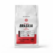 Kawa ziarnista BRASILIA SANTOS Coffe Hunter — opakowanie, zdjęcie studyjne