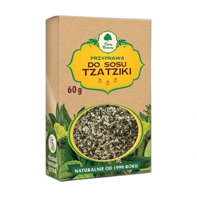 Przyprawa do sosu Tzatziki 60 g Dary Natury