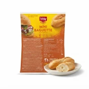 Mini Baguette, mini bagietki (2x75g) 150g Schar — opakowanie i zawartość produktu