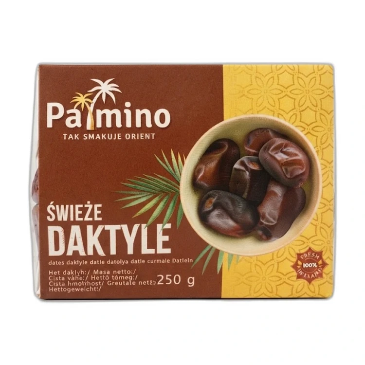 Świeże daktyle 250 g Palmino — opakowanie