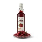 Syrop z żurawiny 500 ml Prosto ze Wsi — opakowanie i zawartość produktu