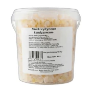 Skórki cytrynowe kandyzowane 900g Orzeszek — opakowanie na białym tle