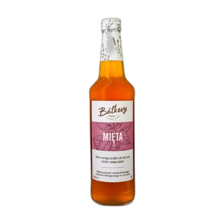 Syrop z mięty 500 ml Batkovy