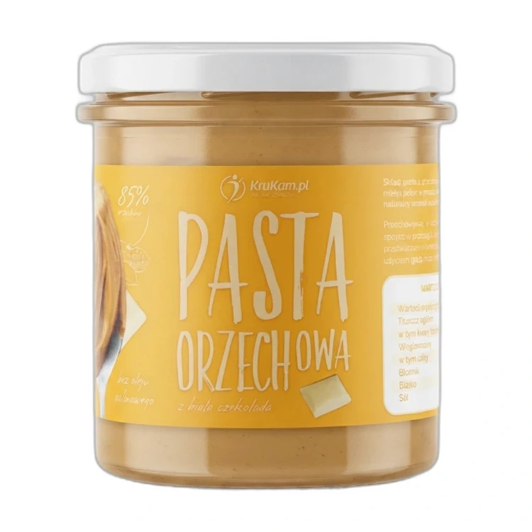 Pasta orzechowa z białą czekoladą 300 g Krukam