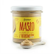 Pasta z nerkowców 300g Krukam — opakowanie i zawartość produktu