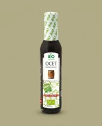 Ekologiczny ocet balsamiczny BIO 250 ml Bio Naturo — opakowanie na tle w kolorze produktu