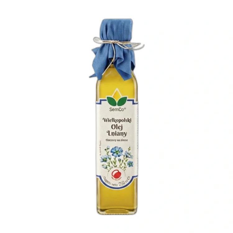 Olej Lniany Wielkopolski 250 ml SemCo