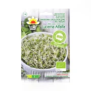Kiełki BIO Organic - Lucerna 20g Toraf — opakowanie, zdjęcie studyjne