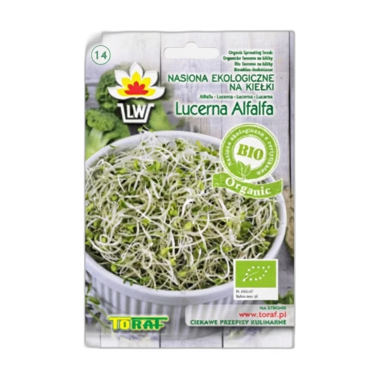 Kiełki BIO Organic - Lucerna 20 g Toraf