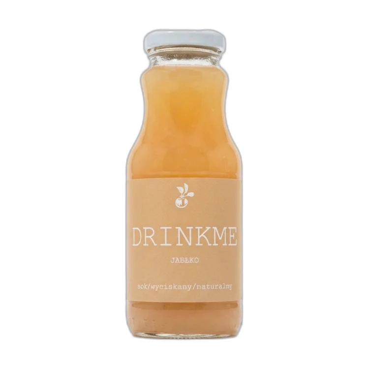 Naturalny jabłkowy sok wyciskany DRINKME 250 ml Sadvit