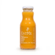 Smoothie mango. pomarańcza. ananas. jabłko. banan  EATME 250 ml Sadvit — opakowanie, zdjęcie studyjne