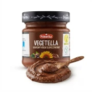 Vegetella – Kakaowy Krem Słonecznikowy 160g Primavika — opakowanie i zawartość produktu