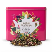 Kolekcja herbat w metalowej puszce The Ultimate Tea Collection English Tea Shop — opakowanie i zawartość produktu