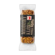 Baton z pistacjami, miodem i solą morską 45 g ŁYSOŃ — opakowanie na białym tle