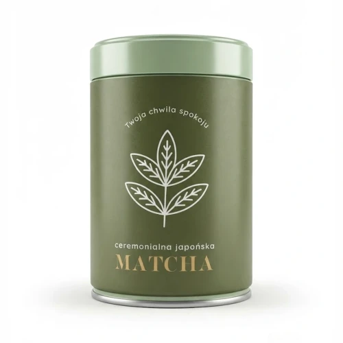 Matcha 50 g — opakowanie, zdjęcie studyjne