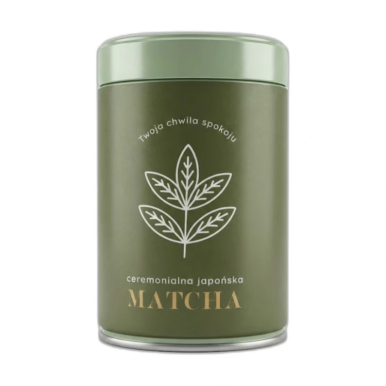 Matcha 50 g — opakowanie na białym tle