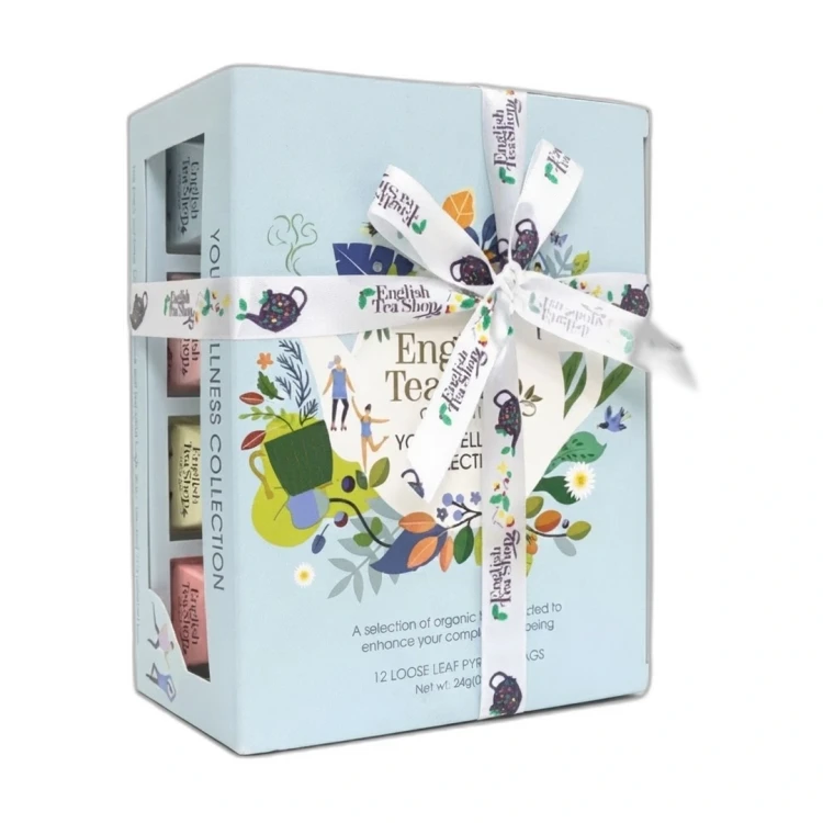 Zestaw herbat ekologicznych w piramidkach Your Wellness Collection English Tea Shop